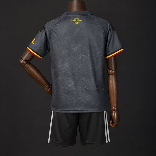 Kit Criança AS Roma 2026-27 Alternativo Preto