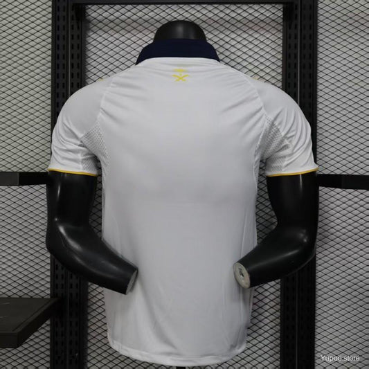 Camisola Al-Nassr 2025-26 Alternativa Branca Versão Jogador