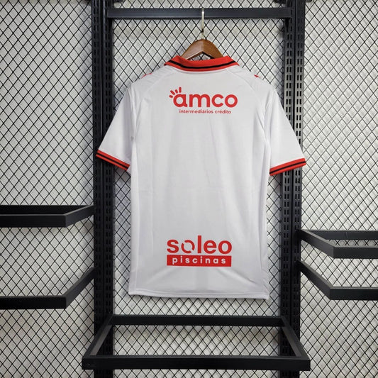 Camisola SC Braga 2025-26 Alternativa Branca Versão Adepto