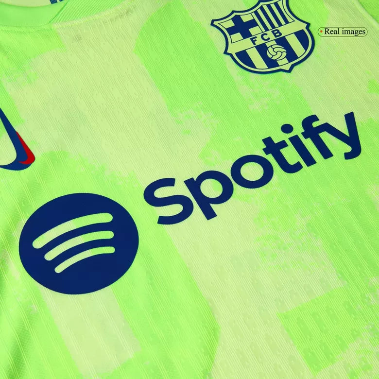 Camisola FC Barcelona 2024-25 Alternativa Verde Versão Adepto