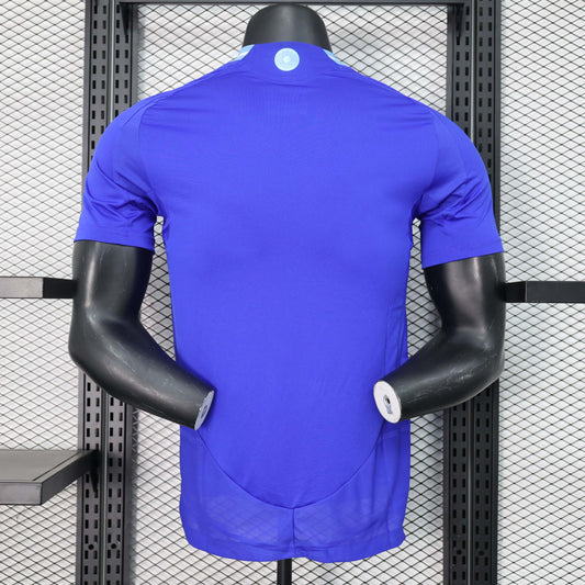 Camisola Argentina 2024 Alternativa Azul Versão Jogador