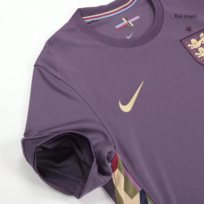 Camisola Inglaterra 2024 Alternativa Azul Versão Adepto