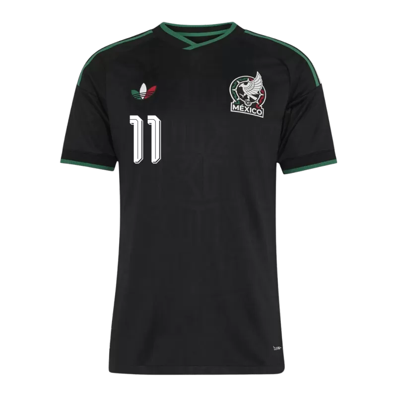 Camisola Mexico 2026 Alternativa Preta Versão Adepto S.GIMENEZ #11