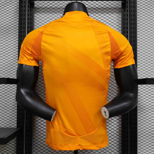Camisola Real Madrid CF 2024-25 Alternativa Laranja Versão Jogador