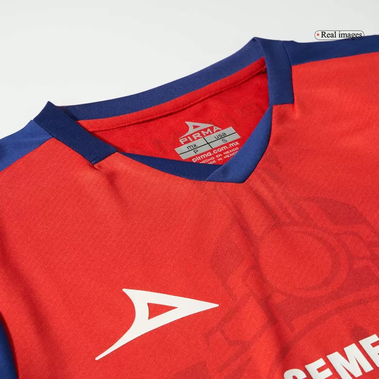 Camisola CD Cruz Azul 2024-25 Alternativa Vermelha Versão Adepto