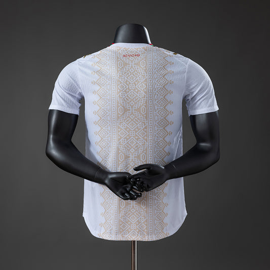 Camisola Marrocos 2026 Alternativa Branca Versão Jogador