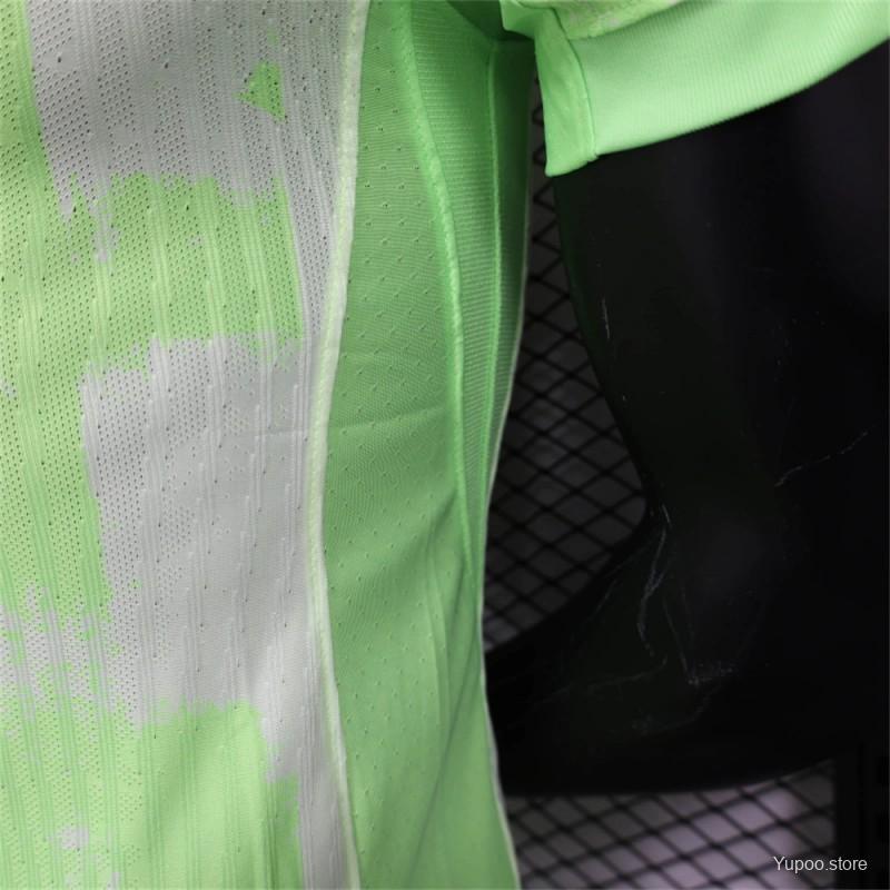 Camisola FC Barcelona 2024-25 Alternativa Verde Versão Jogador