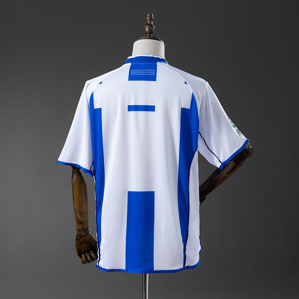 Camisola Deportivo Alaves 2003-04 Principal Versão Adepto