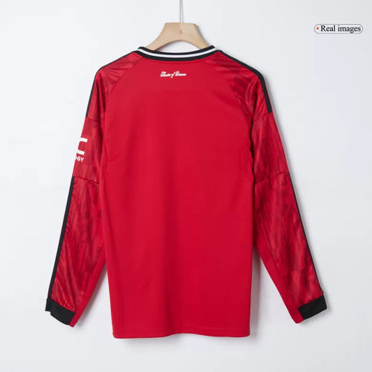 Camisola Manga Comprida M-United 2025-26 Principal Versão Adepto