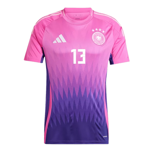 Camisola Alemanha 2024 Alternativa Rosa Versão Adepto MÜLLER #13