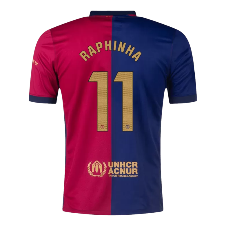 Camisola FC Barcelona 2024-25 Principal Versão Adepto RAPHINHA #11