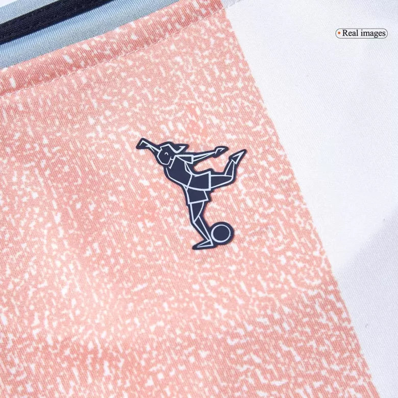 Camisola Espanha 2025 Alternativa Creme Versão Mulher