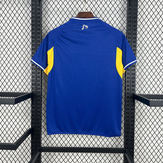 Camisola Leeds-U 2025-26 Alternativa Azul Versão Adepto