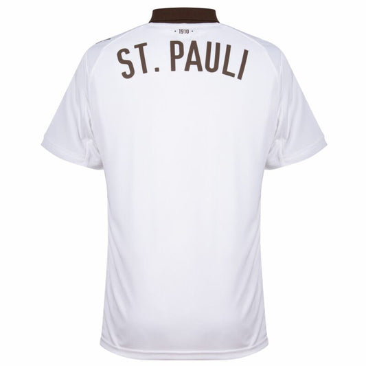 Camisola FC St. Pauli 2025-26 Alternativa Branca Versão Adepto