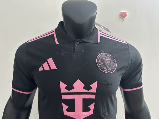 Camisola Inter Miami CF 2025-26 Alternativa Preta Versão Jogador