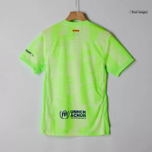 Camisola FC Barcelona 2024-25 Alternativa Verde Versão Adepto