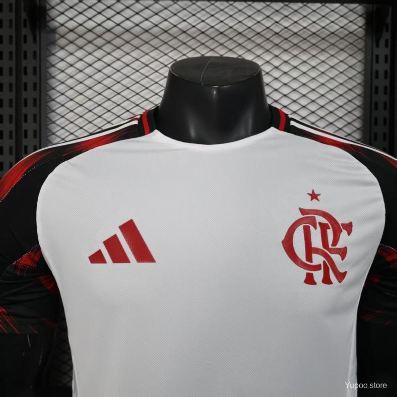 Camisola CR Flamengo 2025-26 Alternativa Branca Versão Jogador