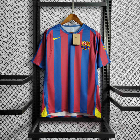 Camisola FC Barcelona 2005-06 Principal Final UCL RONALDINHO #10