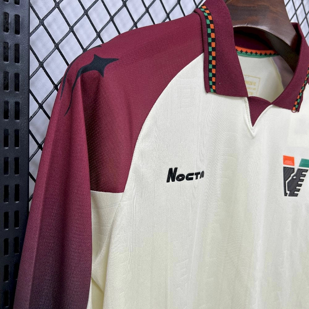 Camisola Manga Comprida Venezia FC 2025-26 Alternativa Creme Versão Adepto