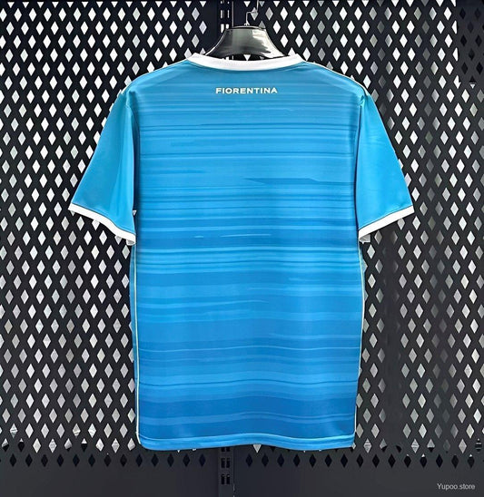 Camisola ACF Fiorentina 2025-26 Alternativa Azul Versão Adepto