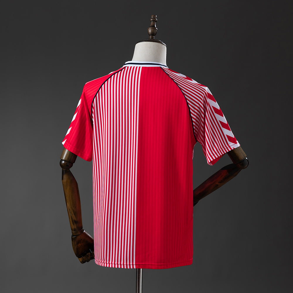 Camisola Dinamarca 1986 Principal Versão Adepto