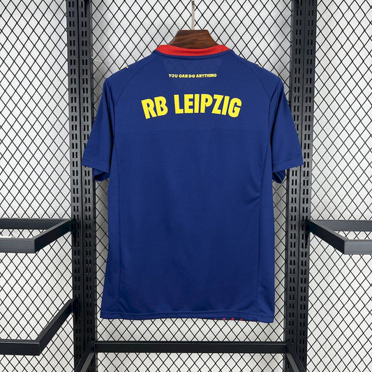Camisola RB Leipzig 2025-26 Alternativa Azull Versão Adepto