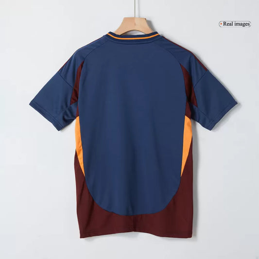 Camisola AS Roma 2024-25 Alternativa Azul Versão Adepto