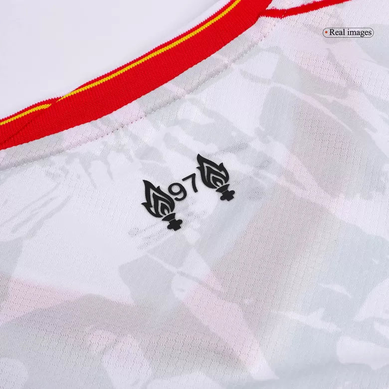 Camisola LIV 2024-25 Alternativa Branca UCL Versão Adepto M.SALAH #11