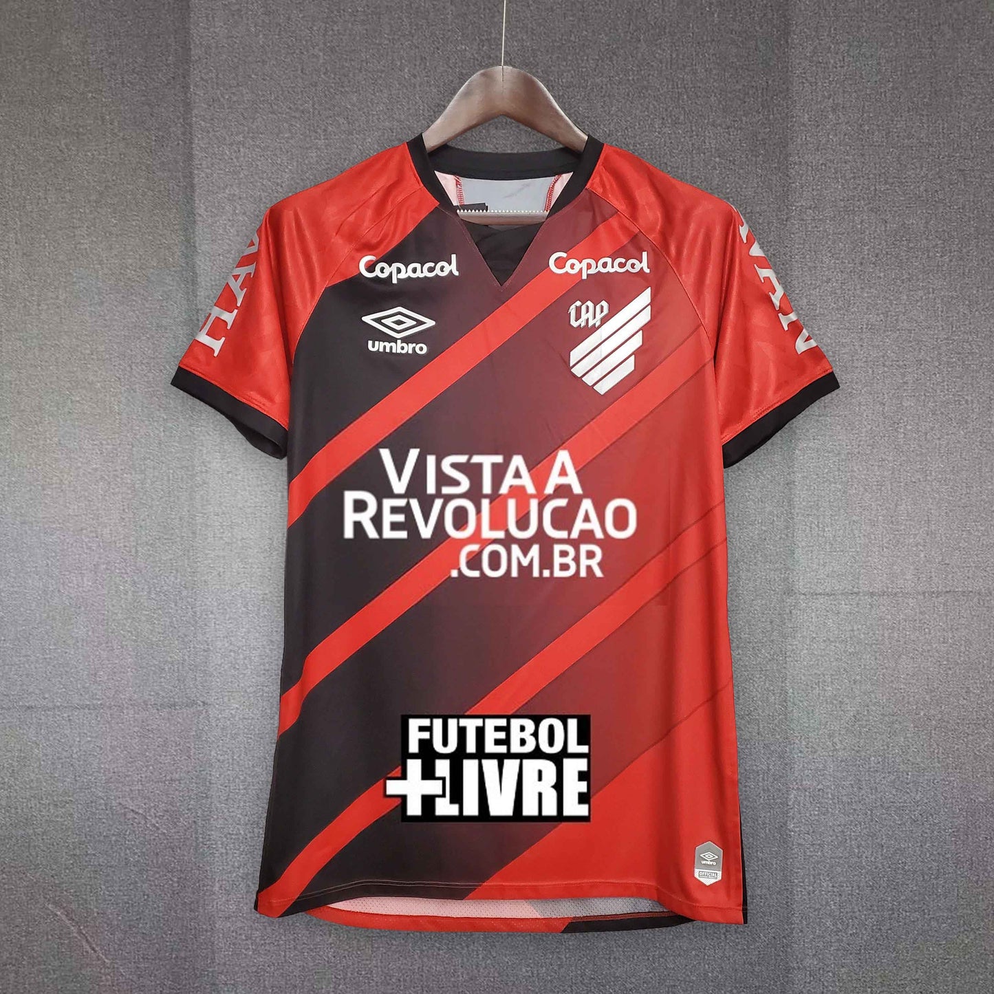 Camisola Club Athletico Paranaense 2020-21 Principal Todos Patrocinadores