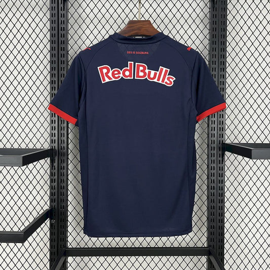 Camisola RB Salzburg 2025-26 Alternativa Azul Versão Adepto