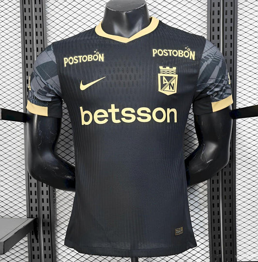 Camisola Atletico Nacional 2025-26 Alternativa Preta Versão Jogador