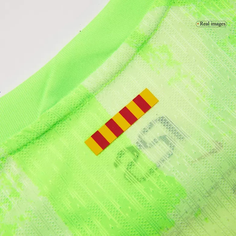 Camisola FC Barcelona 2024-25 Alternativa Verde Versão Adepto