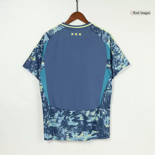 Camisola AFC Ajax 2024-25 Alternativa Azul Versão Adepto