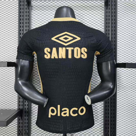 Camisola Santos FC 2025-26 Edição Especial Versão Jogador Todos Patrocinadores