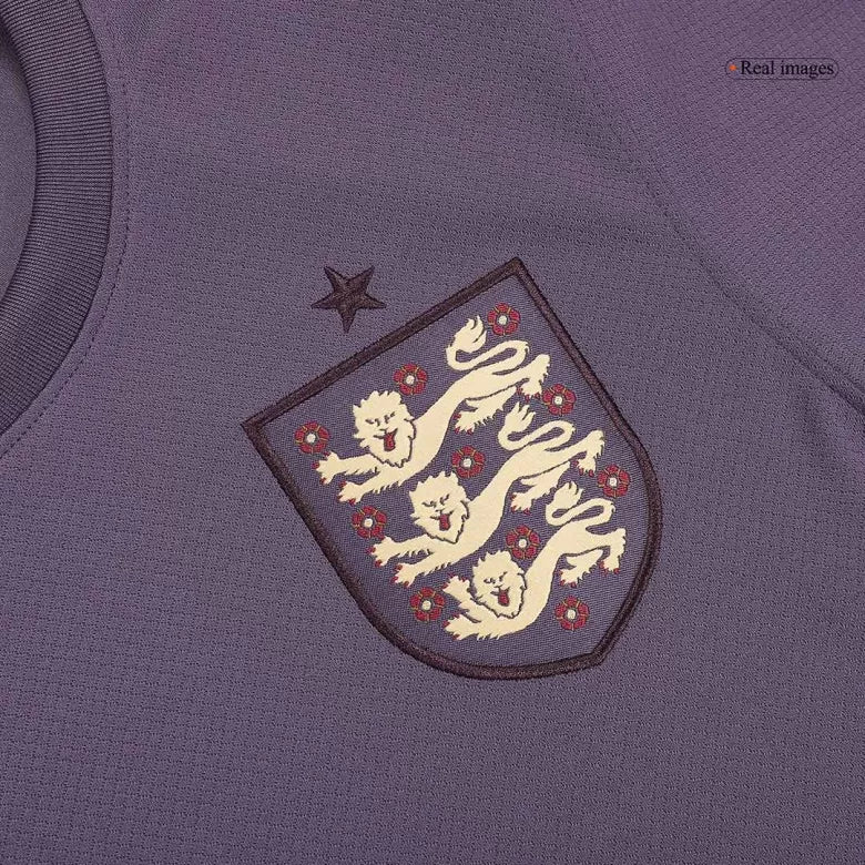 Camisola Inglaterra 2024 Alternativa Azul Versão Adepto