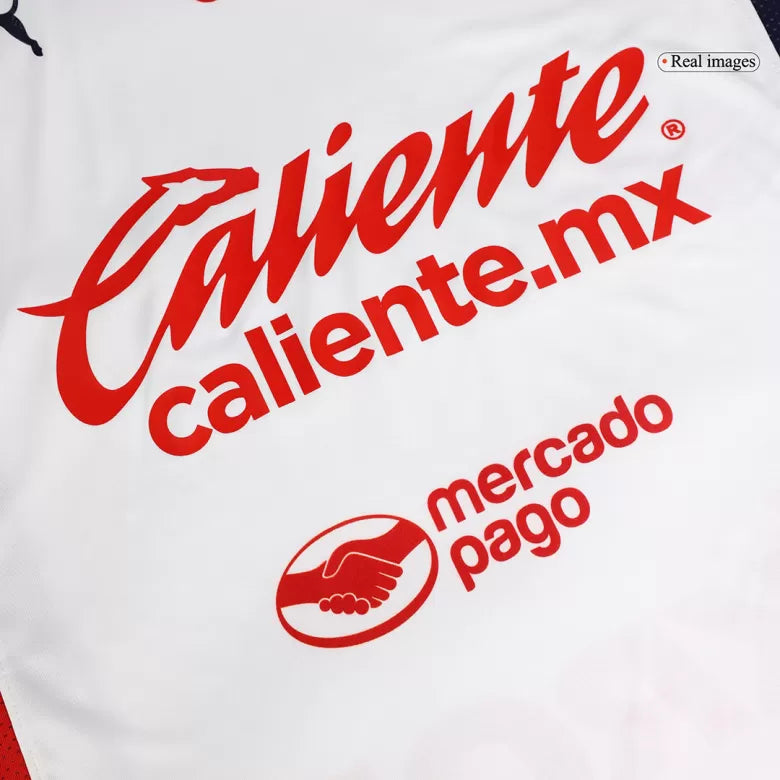Camisola CD Chivas 2024-25 Alternativa Branca Versão Adepto