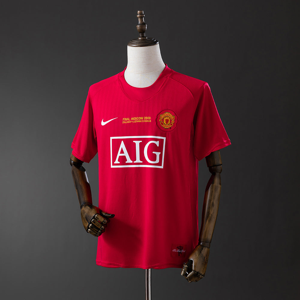 Camisola M-UNITED 2007-08 Principal Final UCL ROONEY #10