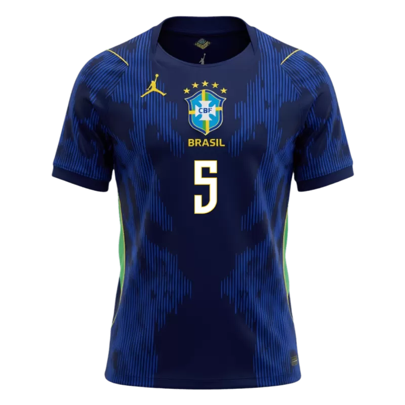 Camisola Brasil 2026 Alternativa Azul Versão Adepto CASEMIRO #5