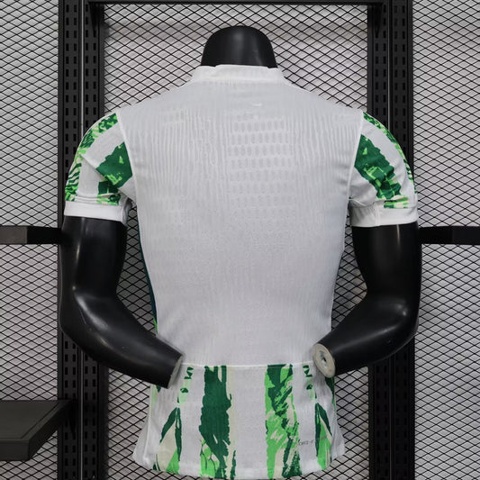 Camisola Nigeria 2025 Alternativa Branca Versão Jogador