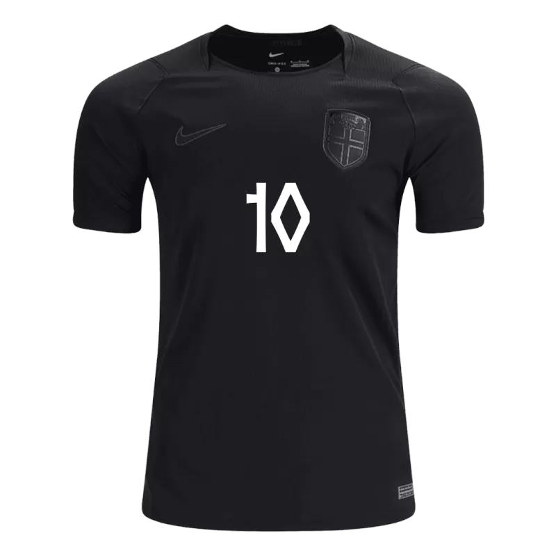 Camisola Noruega 2026 Alternativa Preta Versão Adepto BRAUT ØDEGAARD #10