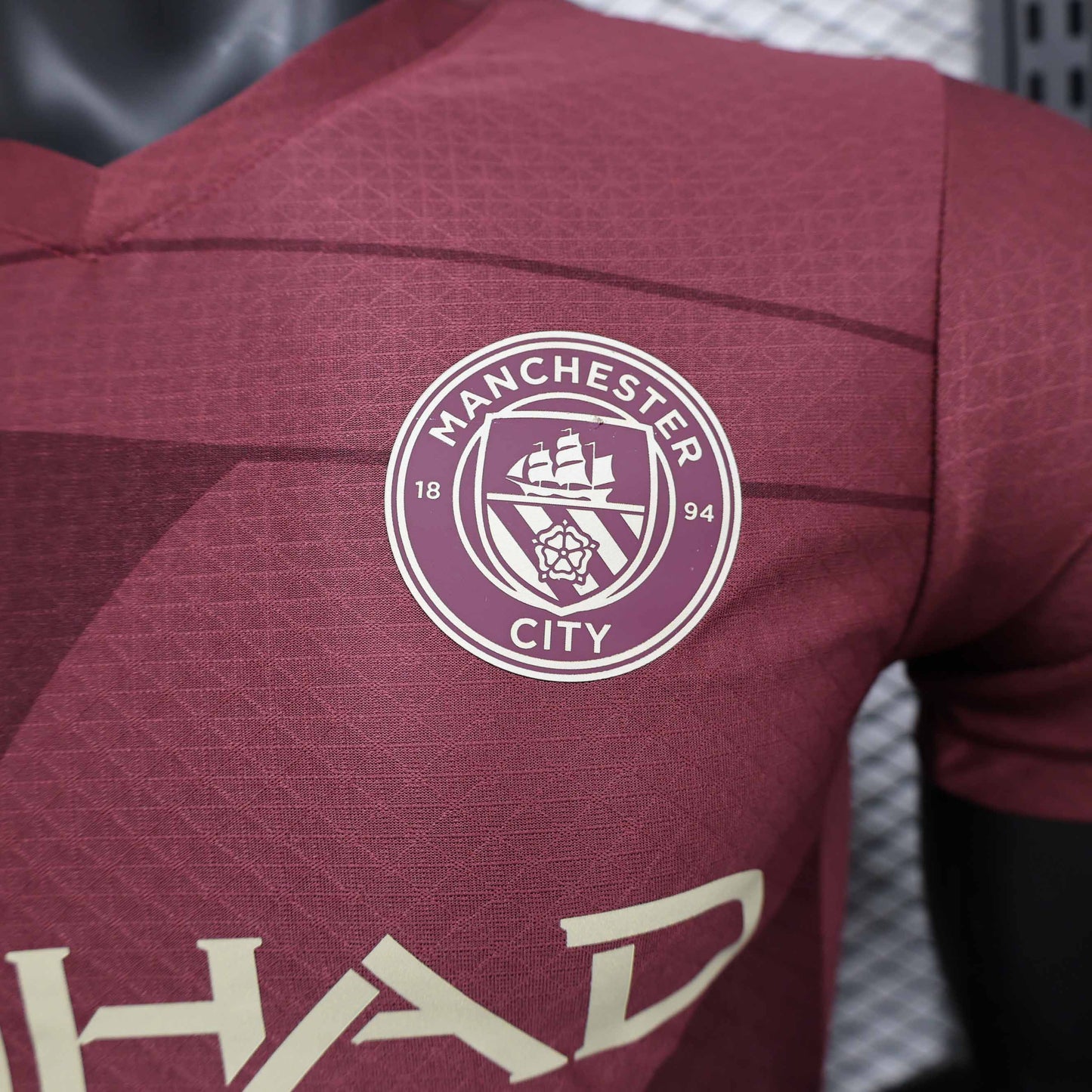 Camisola MCI 2024-25 Alternativa Vermelha Versão Jogador
