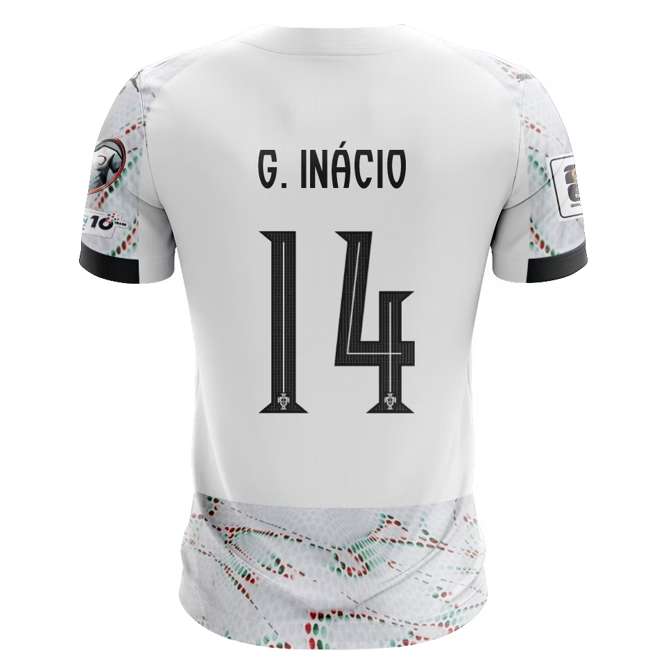 Camisola Portugal 2025 Alternativa Versão Adepto G. INÁCIO #14