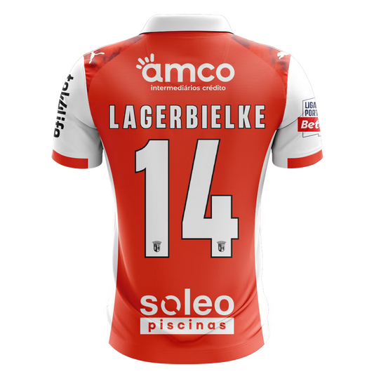 Camisola SC Braga 2025-26 Principal Versão Adepto LAGERBIELKE #14
