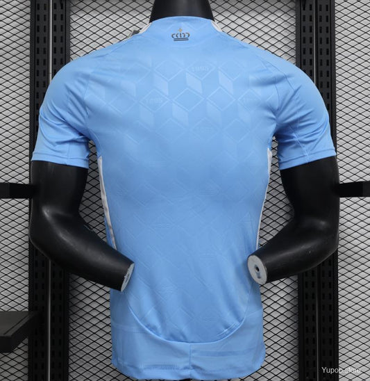 Camisola Belgica 2024 Alternativa Azul Versão Jogador
