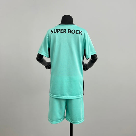 Kit Criança SCP 2025-26 Alternativo Verde Claro