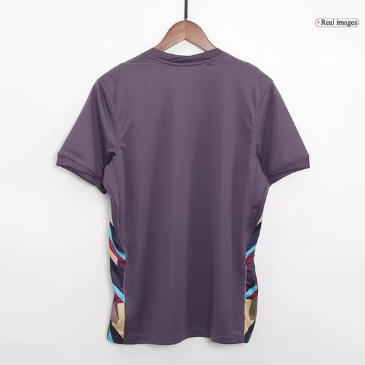 Camisola Inglaterra 2024 Alternativa Azul Versão Adepto