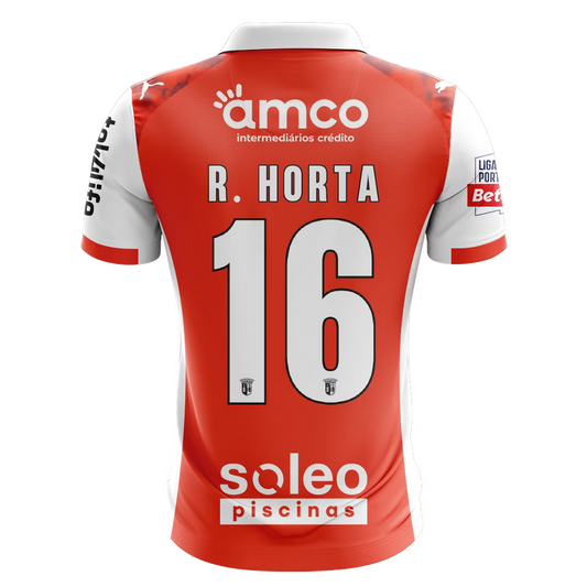 Camisola SC Braga 2025-26 Principal Versão Adepto R. HORTA #16