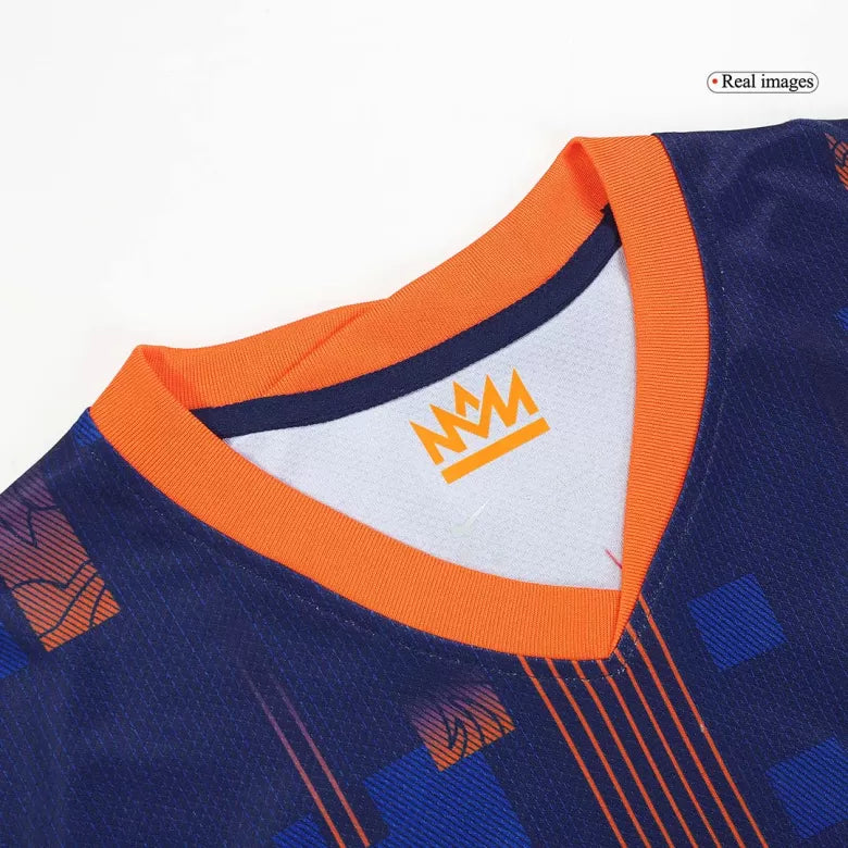 Camisola Paises Baixos 2024 Alternativa Azul Versão Adepto GAKPO #11