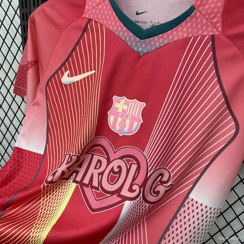 Camisola FC Barcelona 2025-26 Edição Karol G Versão Adepto