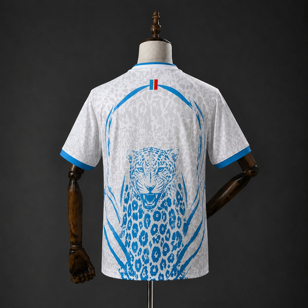 Camisola RD Congo 2026 Alternativa Branca Versão Adepto